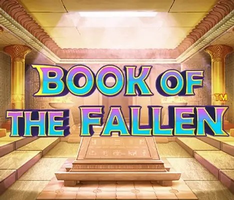 Book of the Fallen logo by Pragmatic Play Malina Casino
