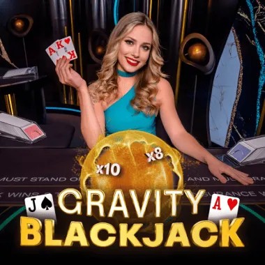 Gravity Blackjack slot visual from ICONIC21 available on malinacasinopt.pt