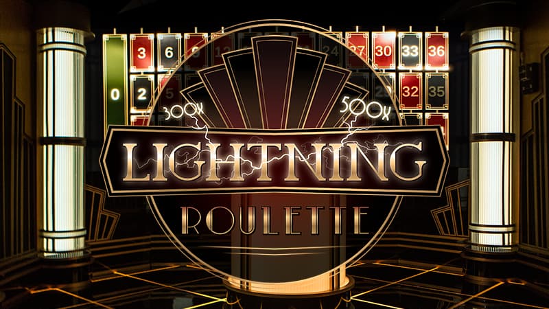 Lightning Roulette online game logo by Evolution on malinacasinopt.pt